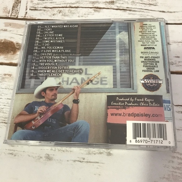 Brad Paisley 5th Gear CD country music - Picture 4 of 4
